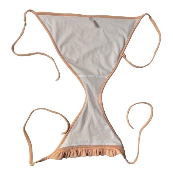 Victorias Secret String Bikini Womens Small Triangle Top Ruffle Beach Sexy Swim - Picture 9 of 16